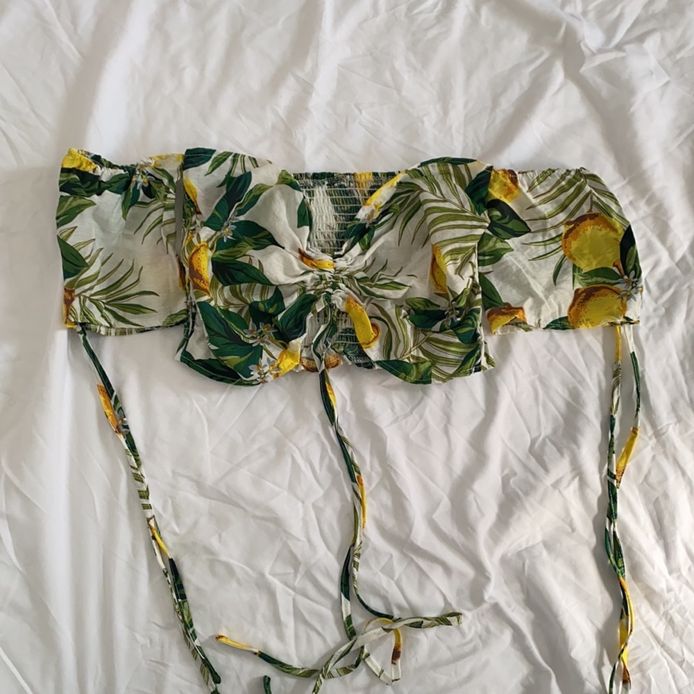 Size large two piece shorts and top